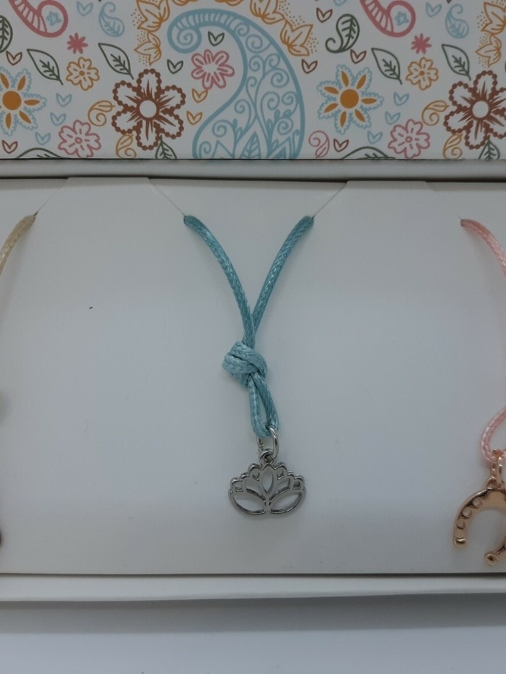 Adjustable Pastel Charm Necklace Set